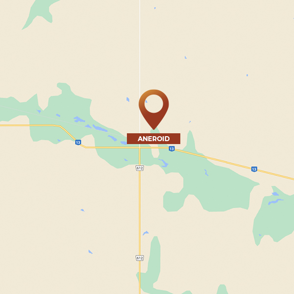 Map of Aneroid, SK