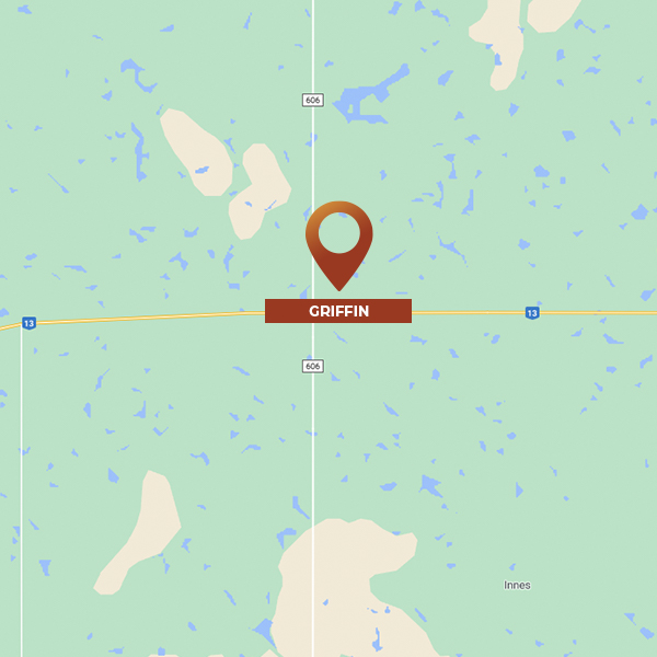 Map of Griffin, SK